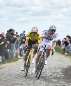 Jakou roli hrály v Pogačarově výkonu na Roubaix doprovodné motorky? Soupeři mluví o neviditelném domestikovi