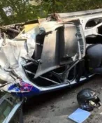 Verstappenův otec měl těžkou nehodu. Na belgické rally otočil auto na třechu