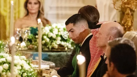 Ronaldo na večeři v Bílém domě se saúdským princem. Jde o sportwashing, zní kritika