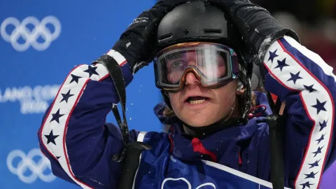 Prý jsem loser, pozdravil americký lyžař z olympiády Donalda Trumpa výmluvným gestem