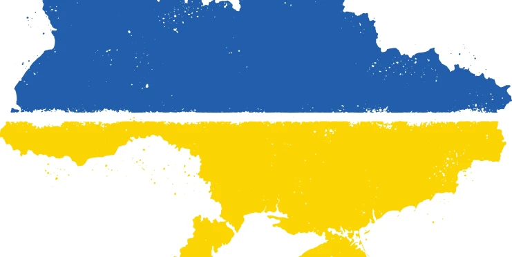 Mapa Ukrajiny zakázána, ruská vlajka povolena. A teď zakažte Ukrajinu, smějí se Rusové