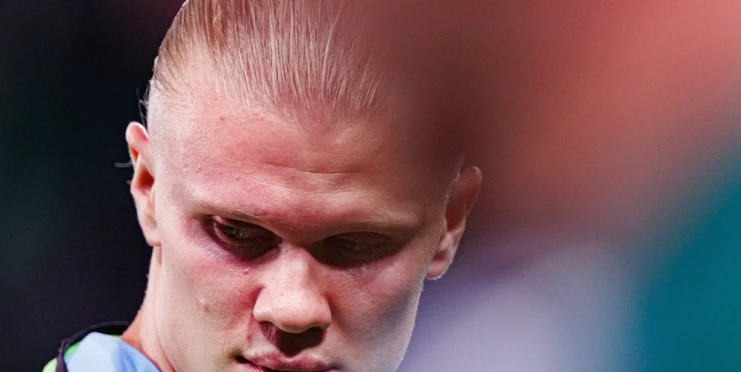 Vystresovaný Haaland reaguje na Guardiolovu výhrůžku. Zveřejnil fotku ze svého vážení