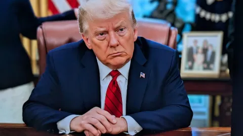 Novinář označil Trumpa za tlustého podvodníka. Kvůli dalšímu ignorování golfových pravidel